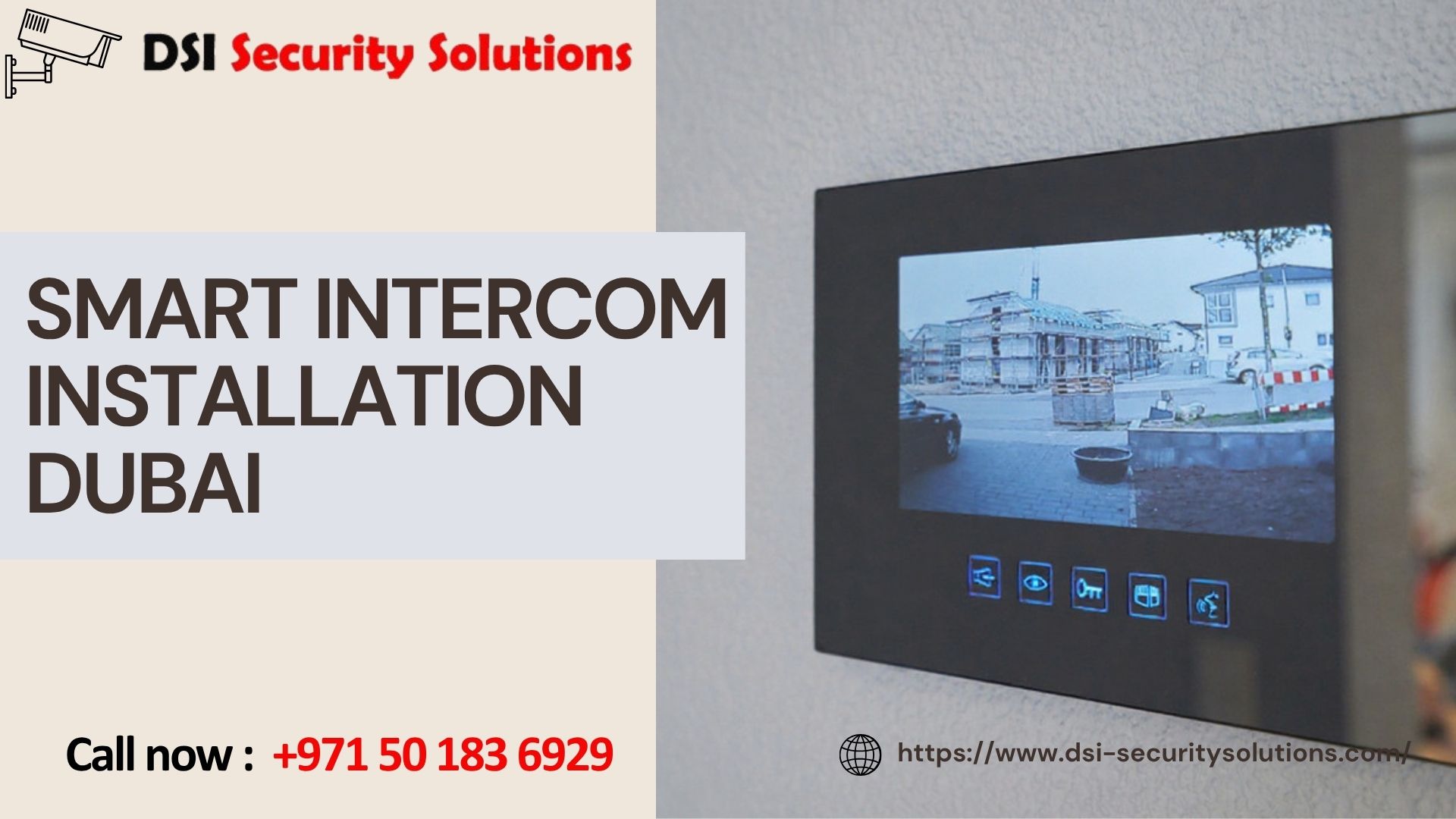 Smart intercom installation Dubai