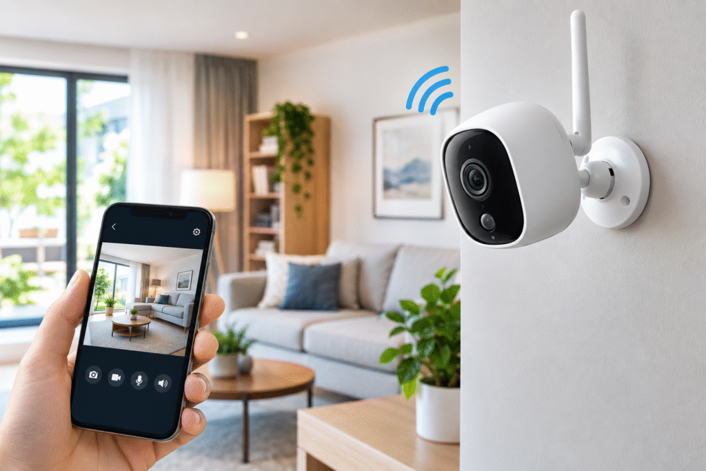 CCTV Camera for home with mobile connectivity