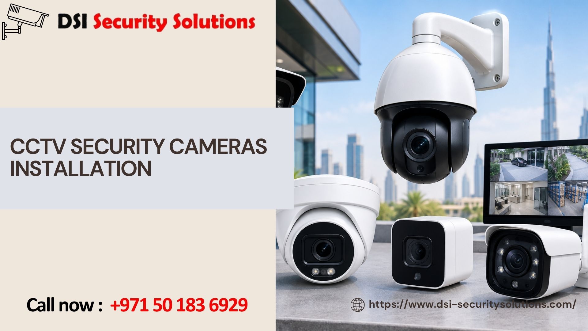 CCTV Security Cameras Installation | DSI Security Solutions CCTV Security Cameras Installation