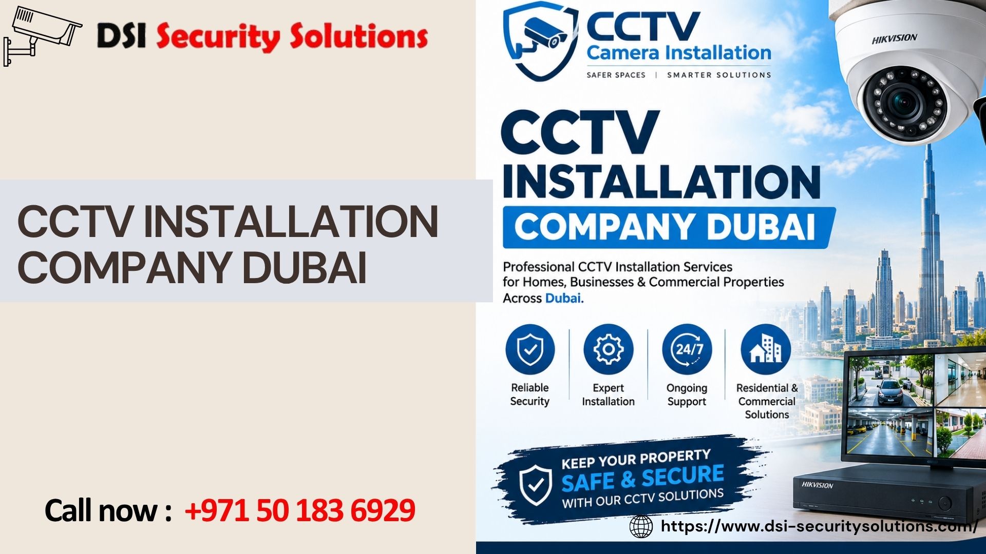 CCTV Installation Company Dubai | DSI Security Solutions CCTV Installation Company Dubai