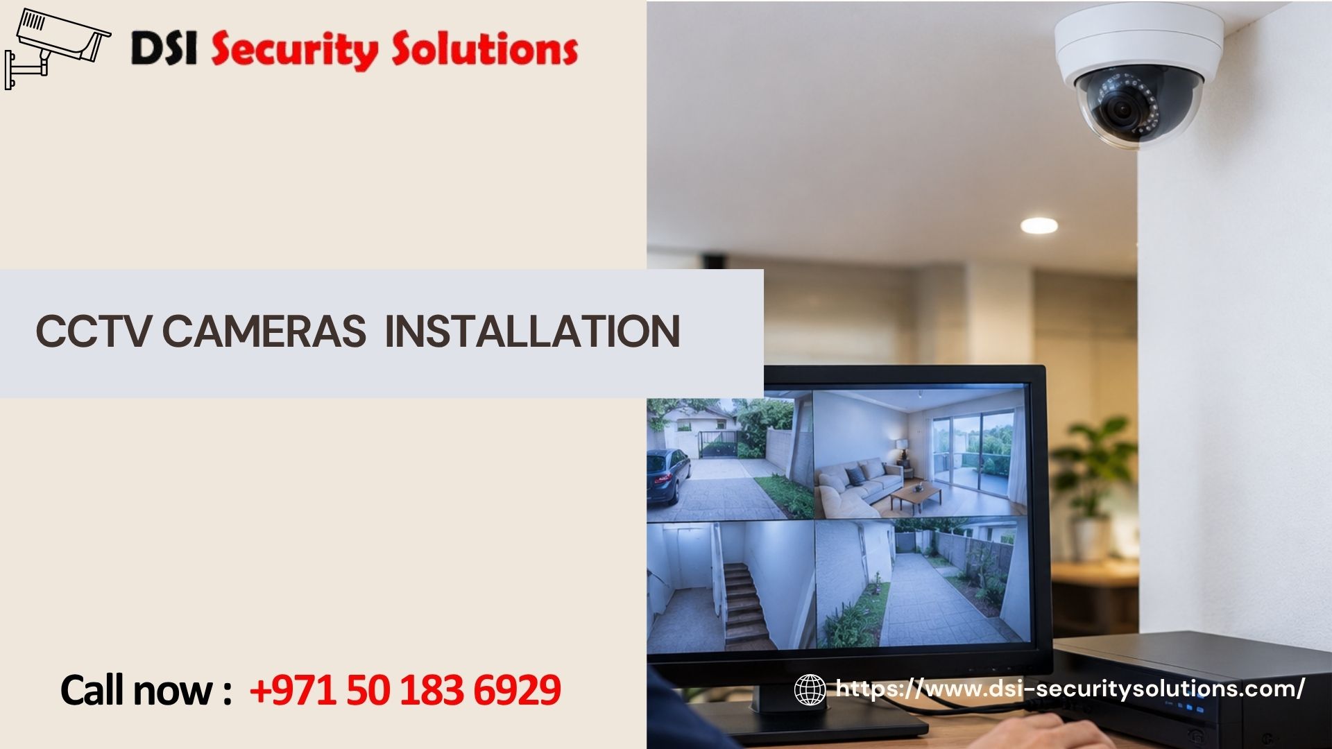 CCTV Cameras Installation Services | DSI Security Solutions CCTV Cameras Installation