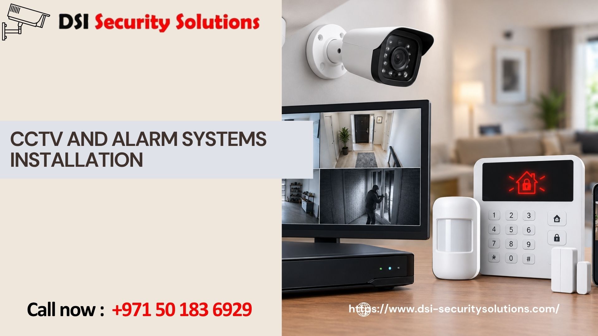 CCTV and alarm systems Installation