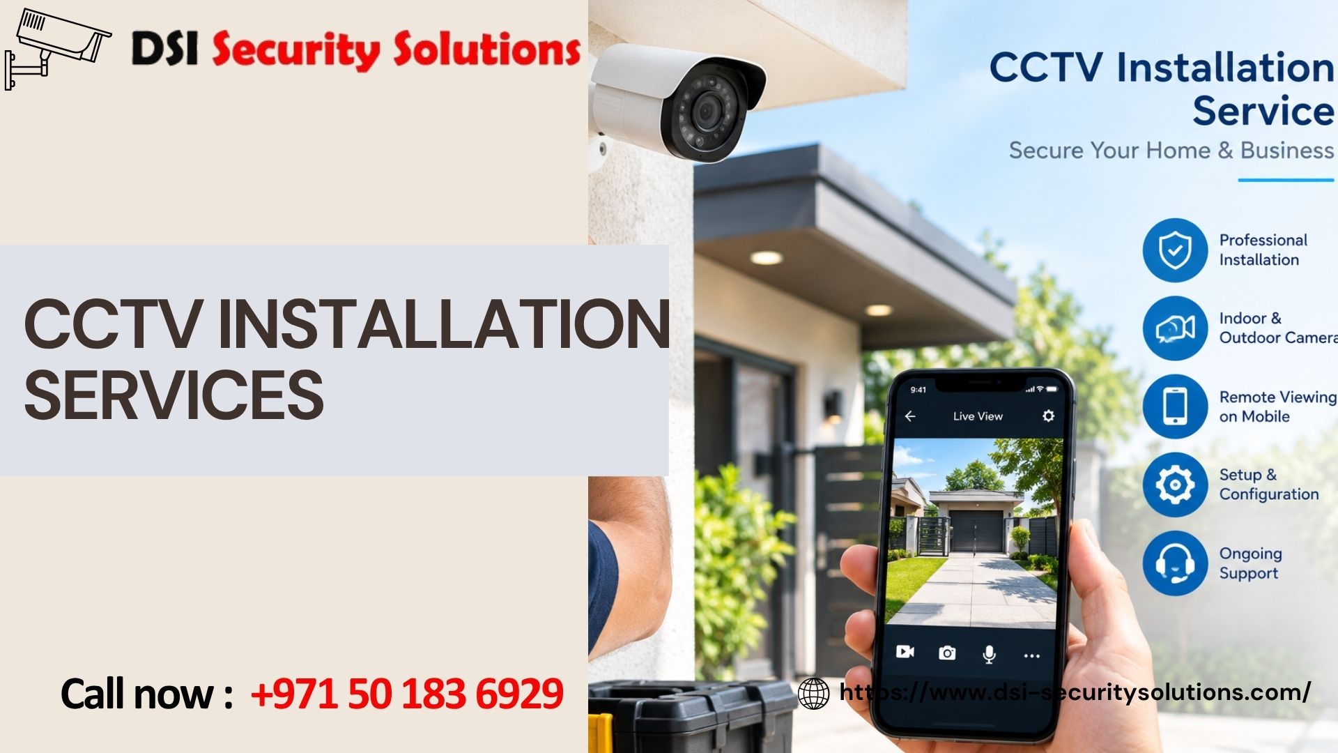 CCTV Installation Services in Dubai | DSI Security Solutions CCTV Installation Services